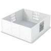PawHut Dog Whelping Box with Washable Pee Pad, Adjustable Height Door, for Large Breed Dogs, 49" x 47" x 19"